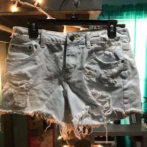 Loose Distressed Shorts